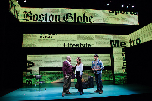 Joel Colodner, Veronika Duerr, John Gregorio. Going to See the Kid. Photo by Meghan Moore.